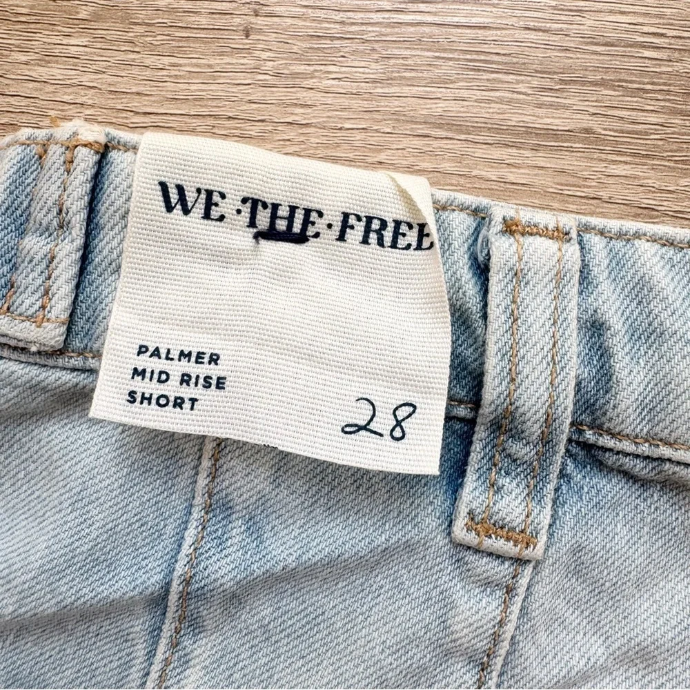 NWT Free People Palmer Long Jean shorts 28